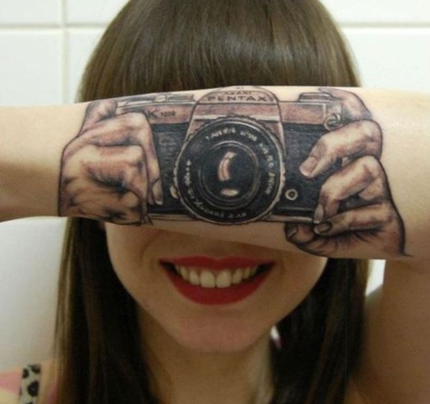Cool Photography Tattoo